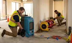 Structural drying equipment in Topeka, KS for water-damaged homes and moisture removal